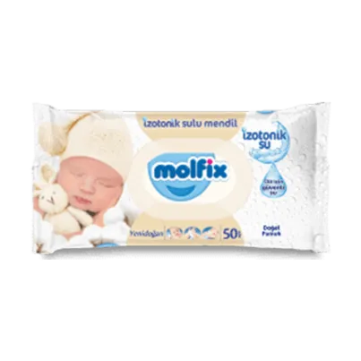 Molfix Newborn Isotonic Water Wet Wipes